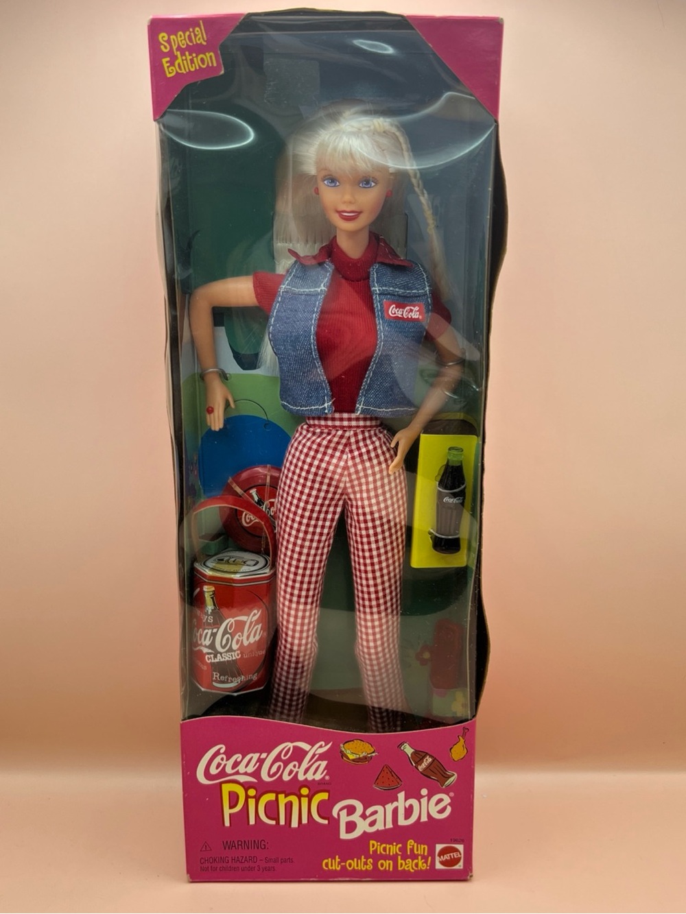 Vintage Barbie Picnic Coca-Cola Doll Mattel 1997 Special Edition NEW NRFB